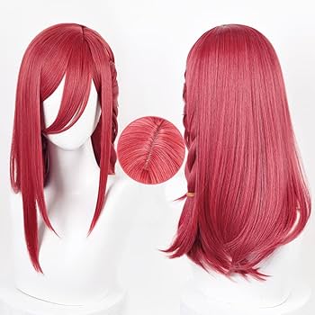 Amazon.co.jp: コスプレウィッグ フルウィッグ ストレート 三つ